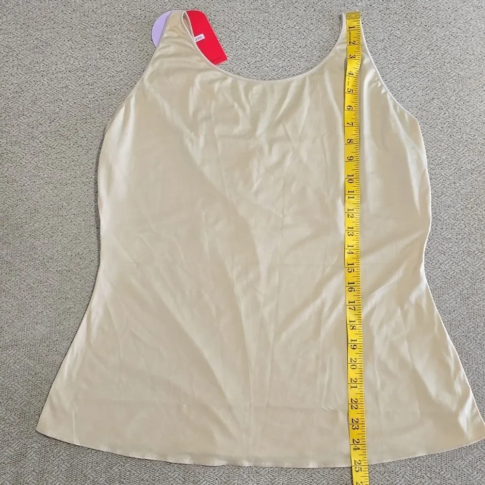 Spanx Hide And Sleek Tan Criss Cross Cami Shapewear - Size 2X